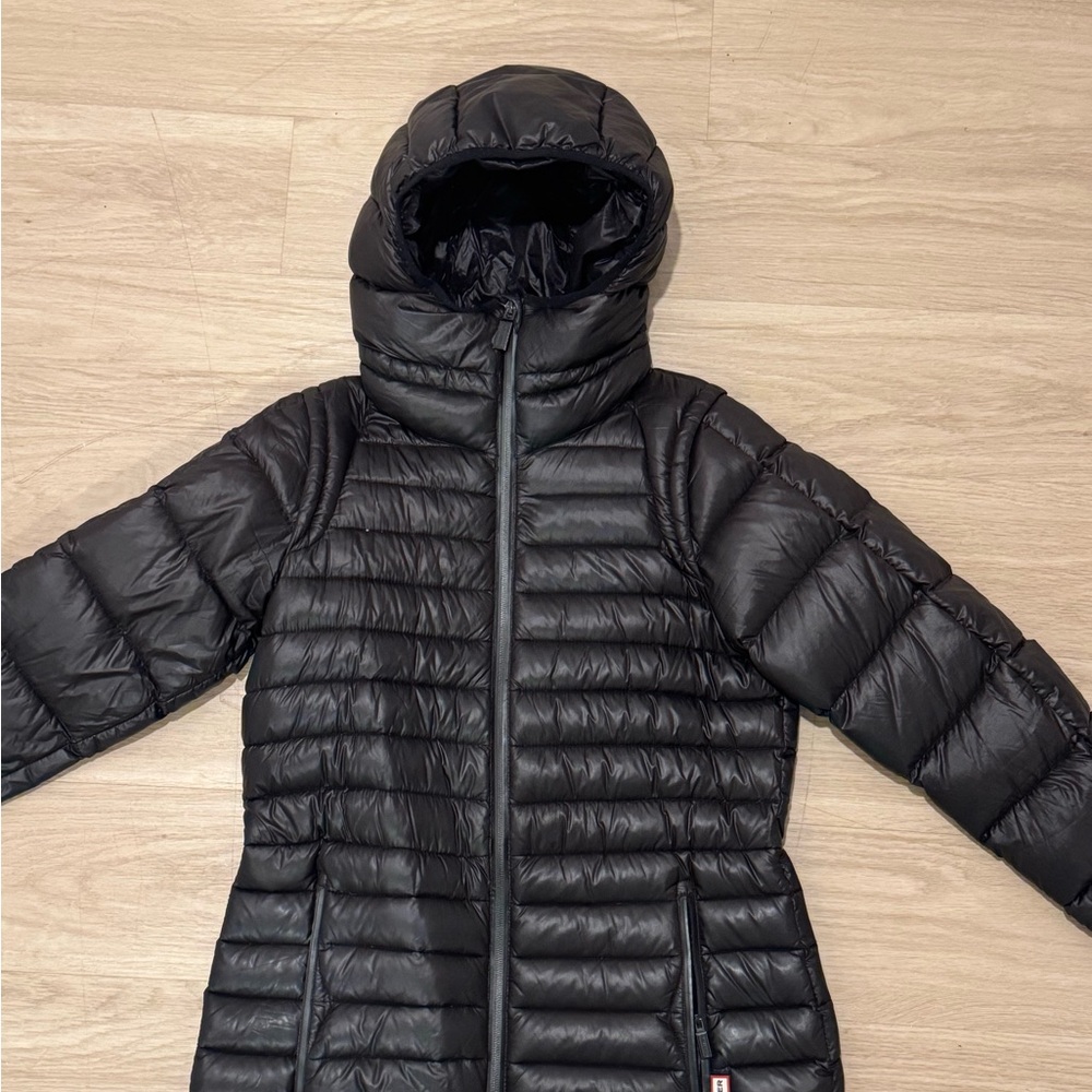 Women's Black Puffer Jacket Hunter